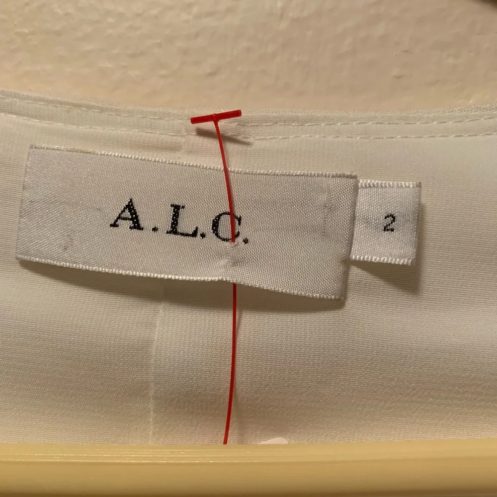 ALC Carter Zip Front Crepe Dress - Picture 3 of 9